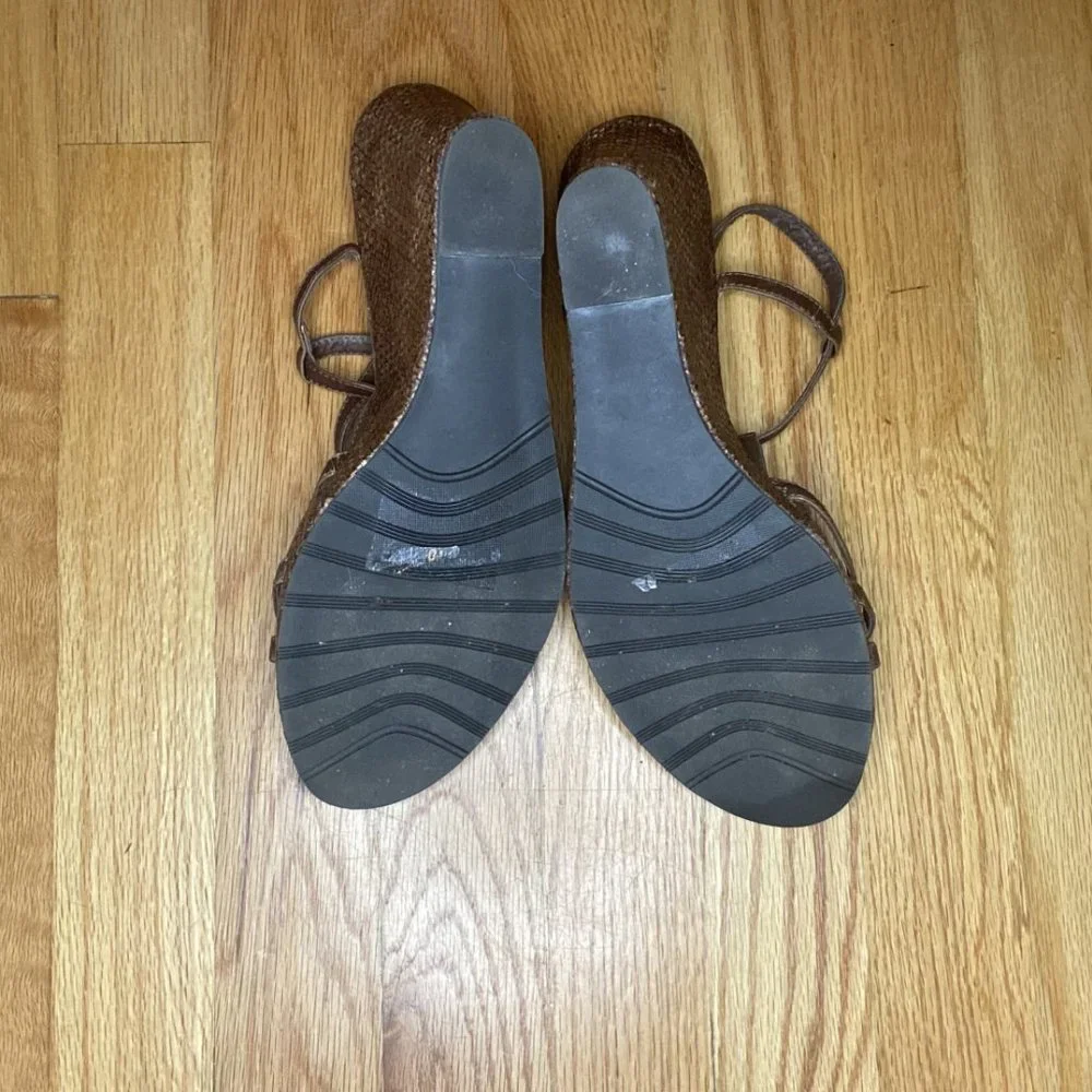 Coconuts by Matisse Brown Leather Platform Sandals